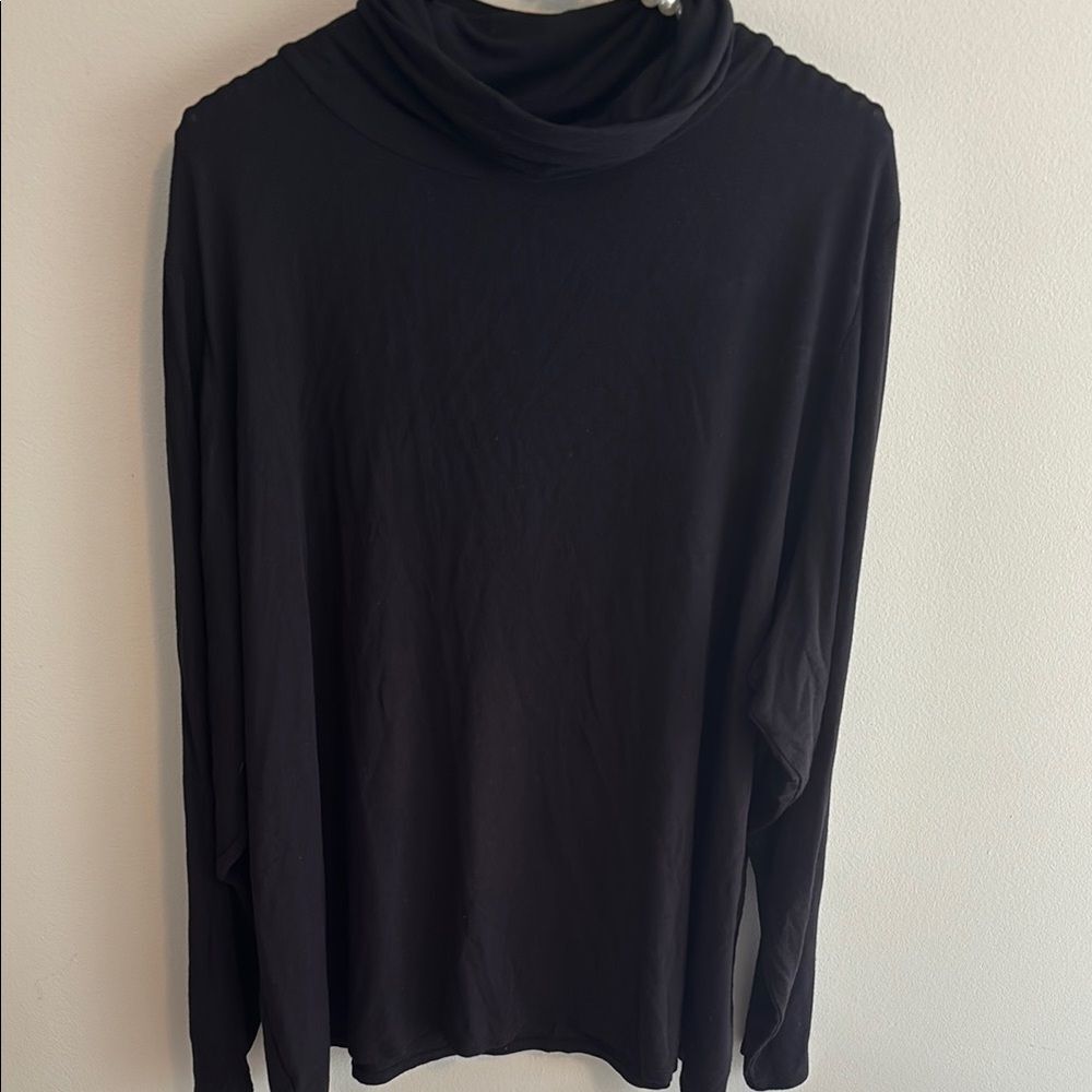 Investments size 3x Black turtleneck  Long Sleeve Top